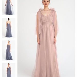 Jenny Yoo Annabelle Dress - Whipped Apricot (Pink) Size 10 Convertible Gown
